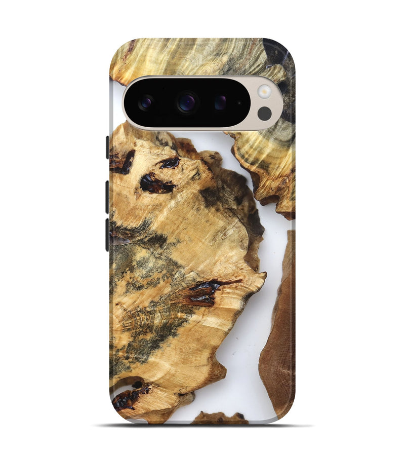 Pixel 9 Wood Live Edge Phone Case - Otha (Clear, 825943)