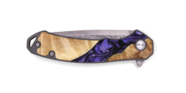 EDC Wood Pocket Knife - Jackson (Purple, 825947)