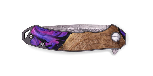 EDC Wood Pocket Knife - Herbert (Purple, 825948)