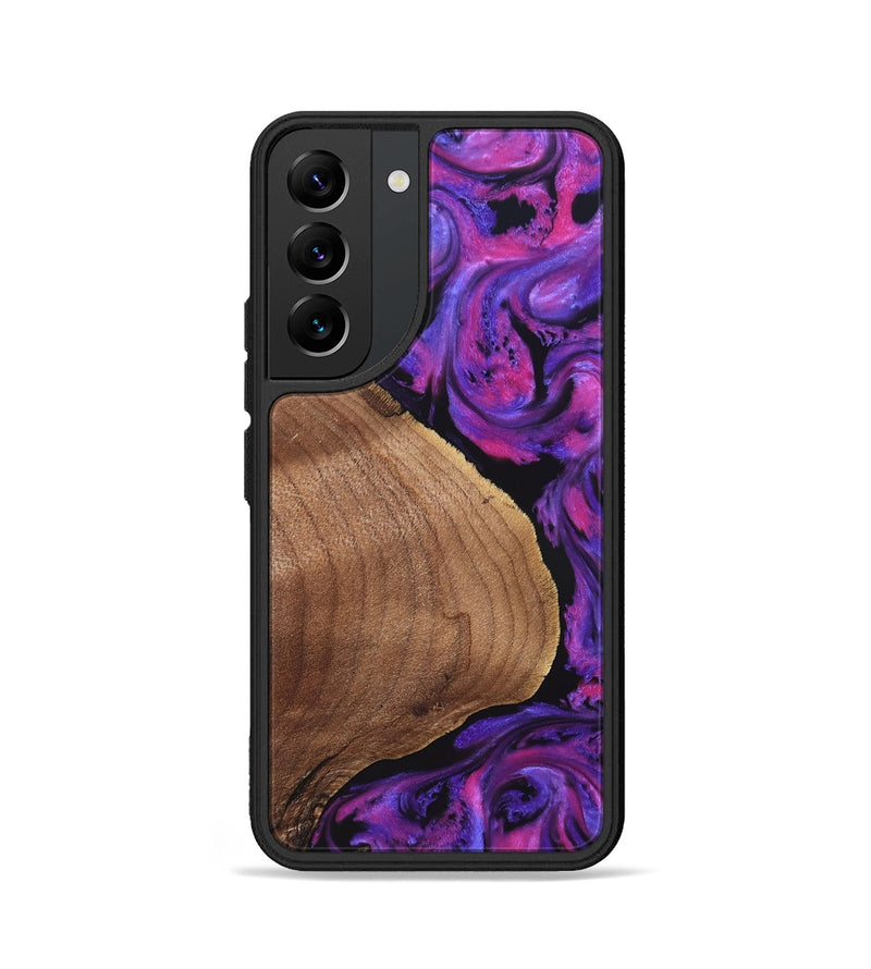 Galaxy S22 Wood Phone Case - Herbert (Purple, 825948)
