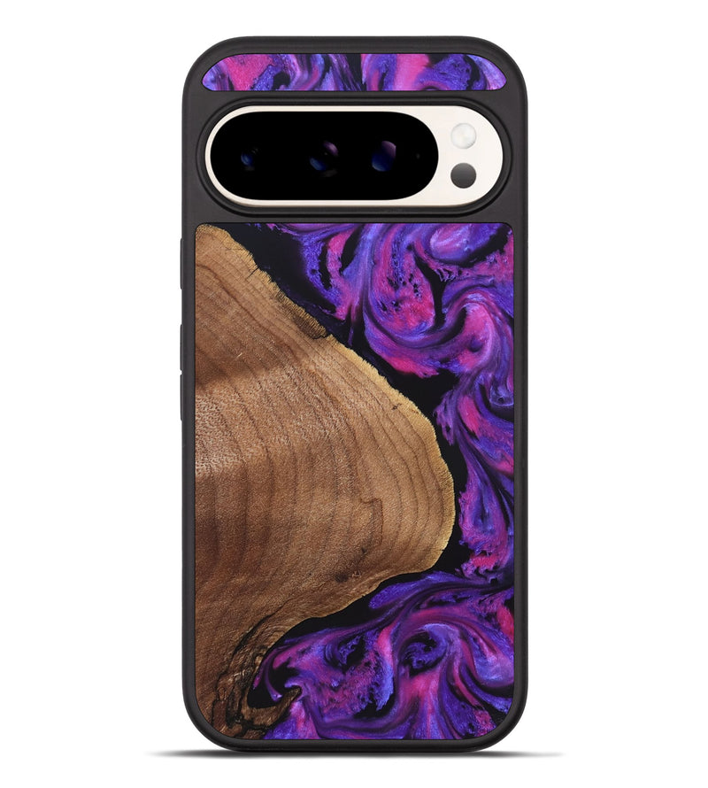 Pixel 10 Pro XL Wood Phone Case - Herbert (Purple, 825948)