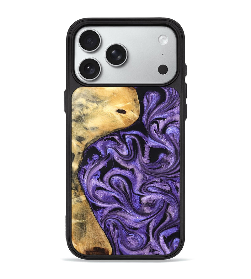 iPhone 18 Pro Max Wood Phone Case - Konner (Purple, 825969)