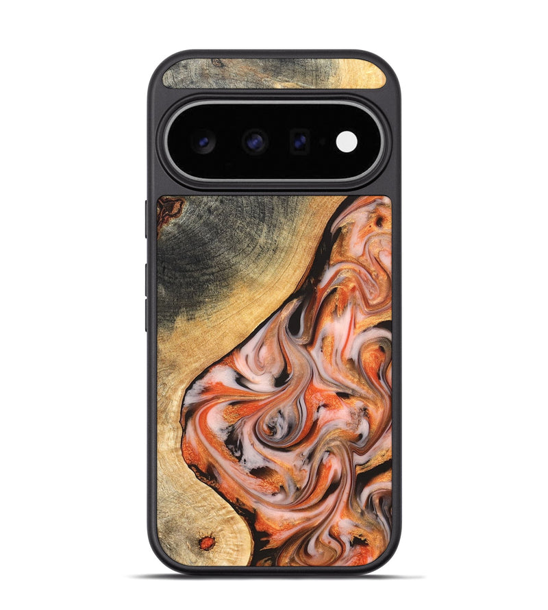 Pixel 11 Pro Wood Phone Case - Jettie (Red, 825971)