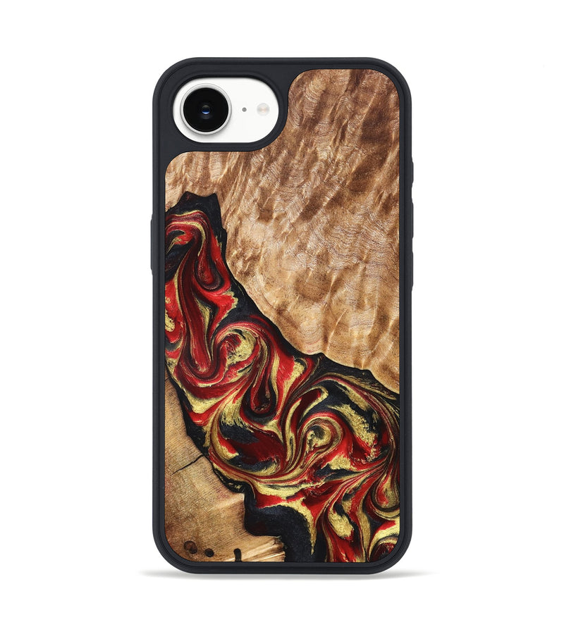 iPhone 17e Wood Phone Case - Benton (Red, 825972)