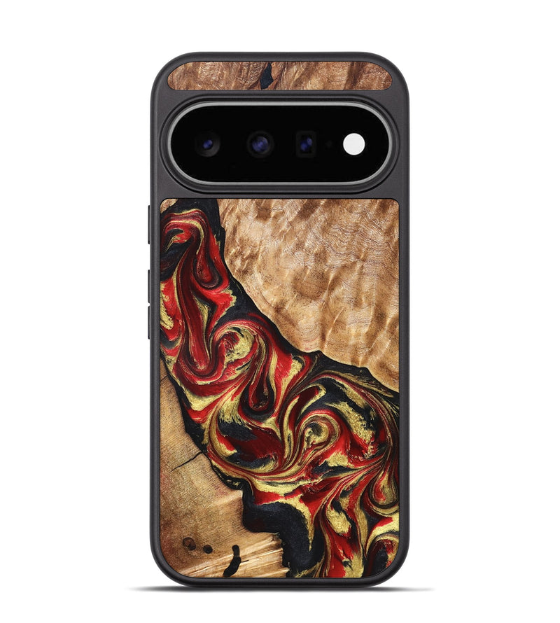 Pixel 11 Wood Phone Case - Benton (Red, 825972)