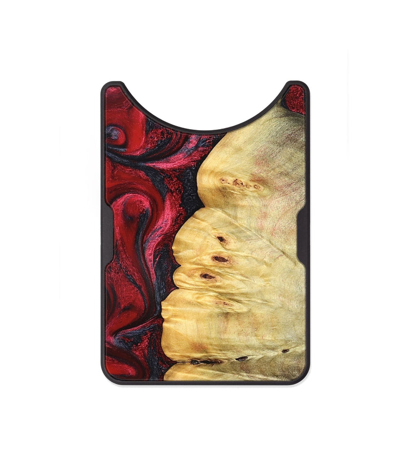 Alloy Wood Wallet - Kaleigh (Red, 825973)