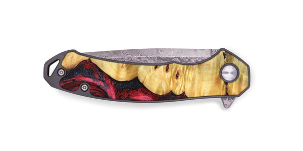 EDC Wood Pocket Knife - Kaleigh (Red, 825973)