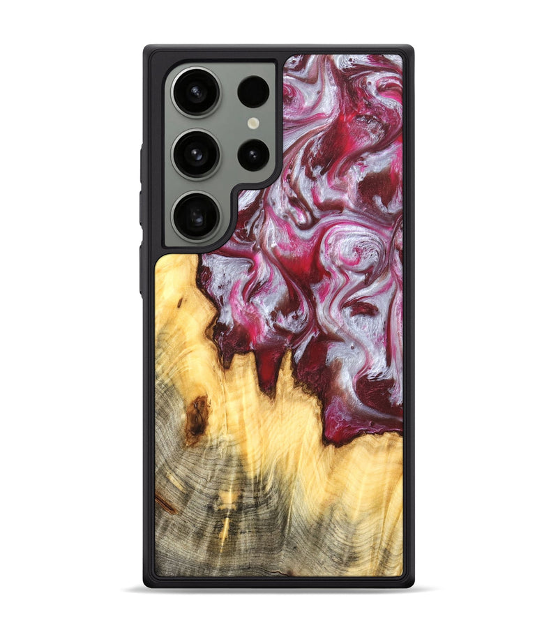 Galaxy S24 Ultra Wood Phone Case - Jammie (Red, 825975)