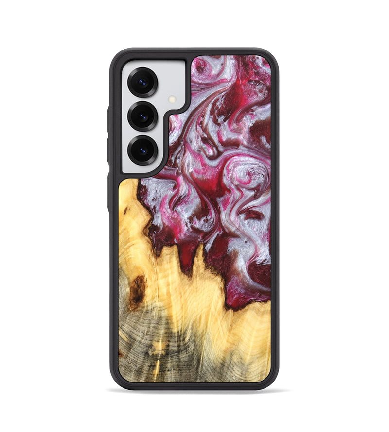 Galaxy S25 Wood Phone Case - Jammie (Red, 825975)