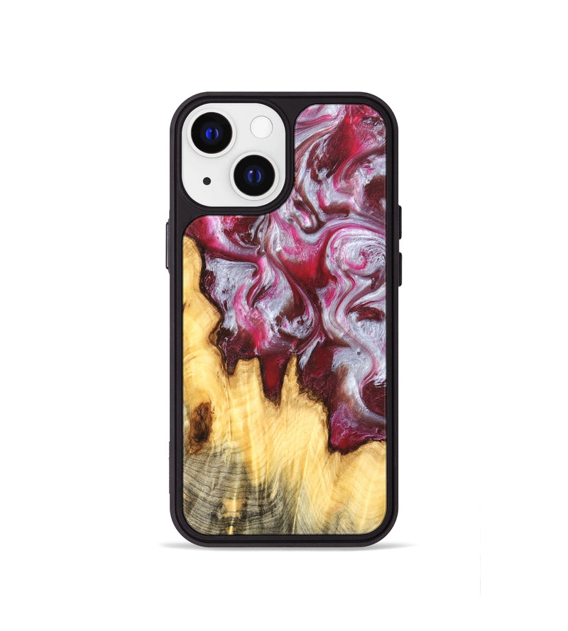 iPhone 13 mini Wood Phone Case - Jammie (Red, 825975)