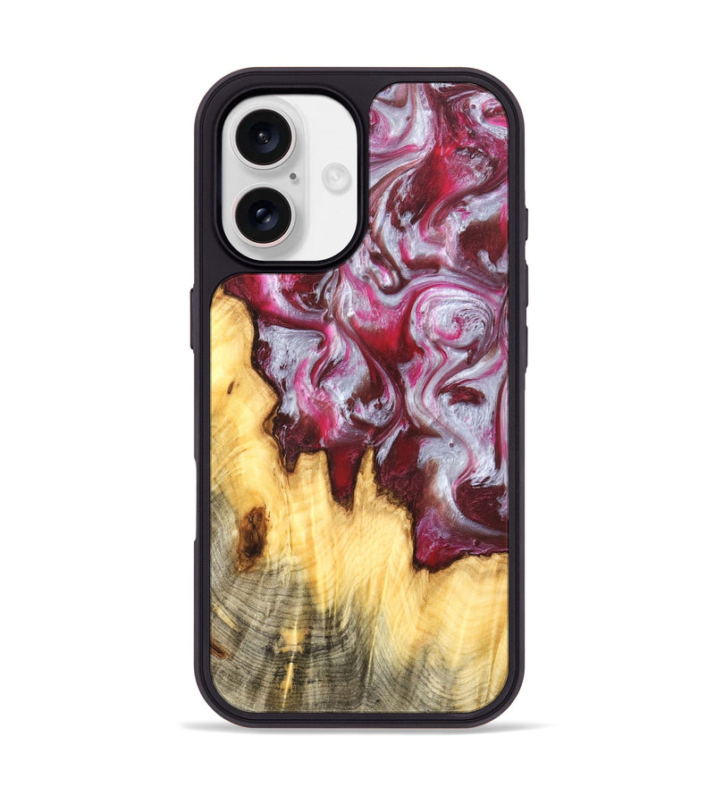 iPhone 17 Wood Phone Case - Jammie (Red, 825975)