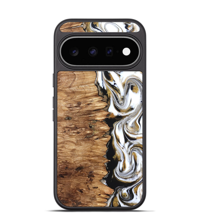Pixel 11 Wood Phone Case - Sammie (Black & White, 825977)