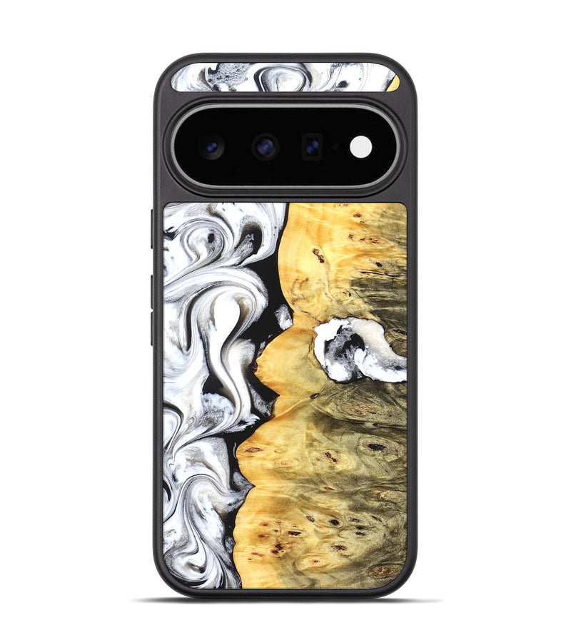 Pixel 11 Wood Phone Case - Hoyt (Black & White, 825979)