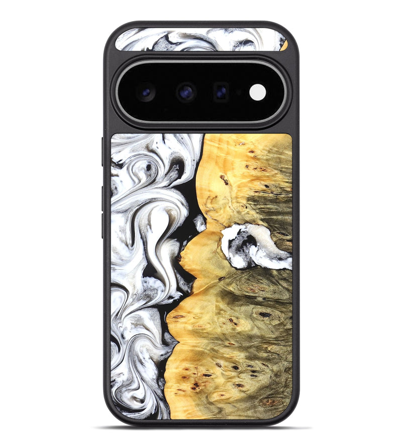 Pixel 11 Pro XL Wood Phone Case - Hoyt (Black & White, 825979)