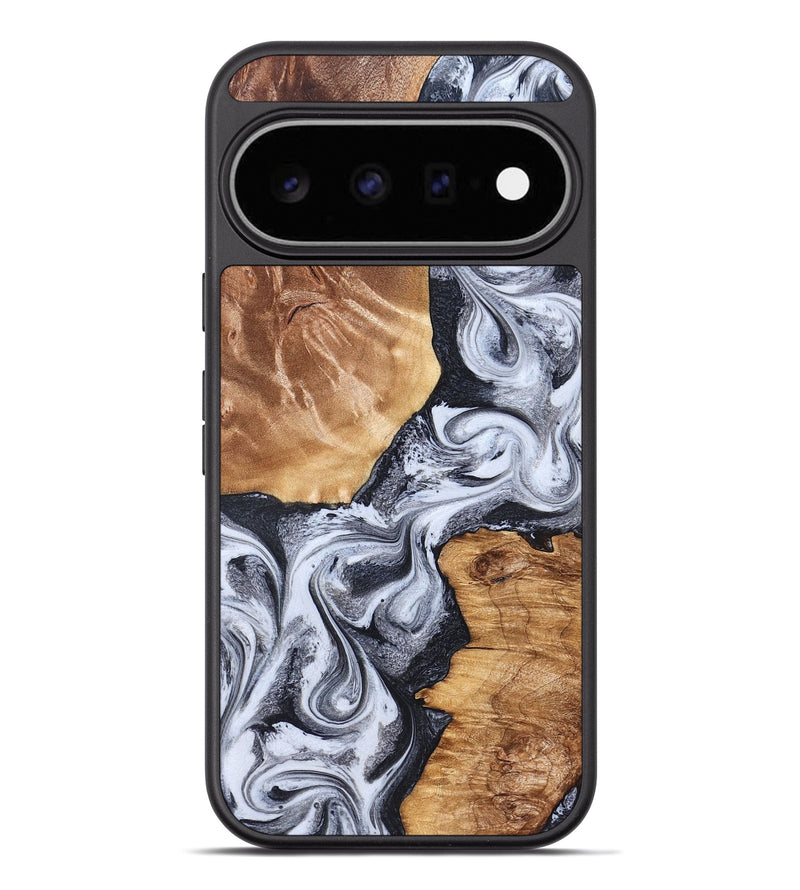 Pixel 11 Pro XL Wood Phone Case - Millard (Black & White, 825980)