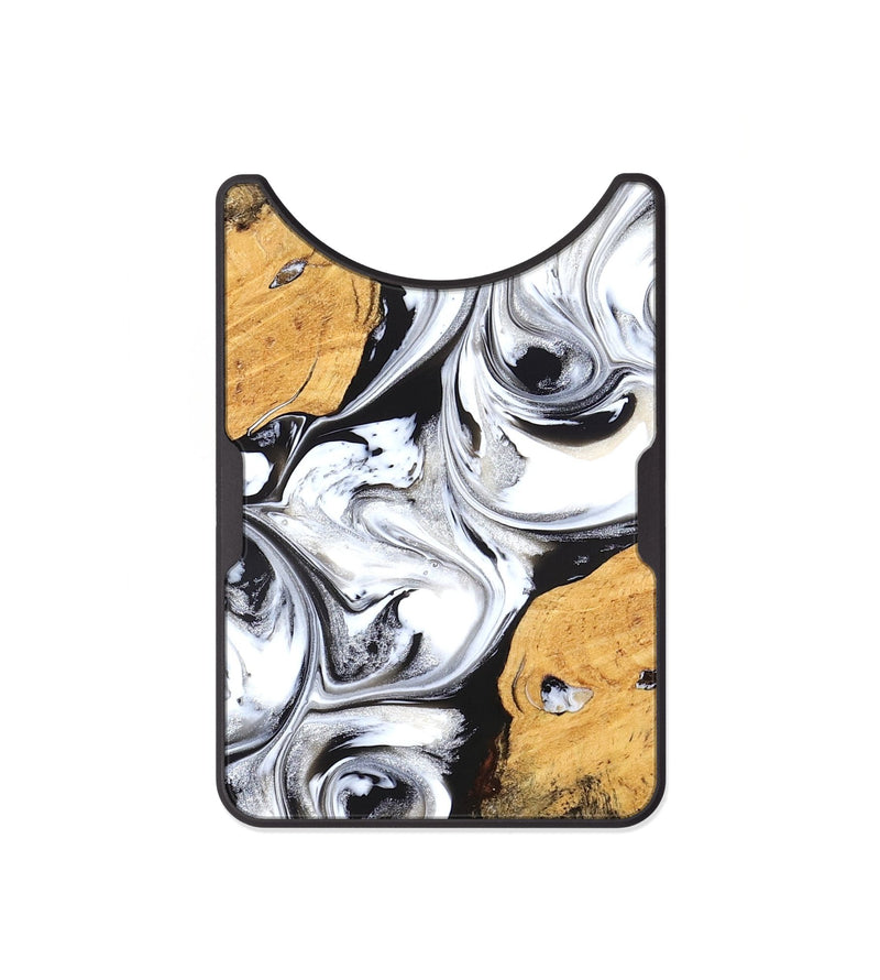 Alloy Wood Wallet - Deion (Black & White, 825981)