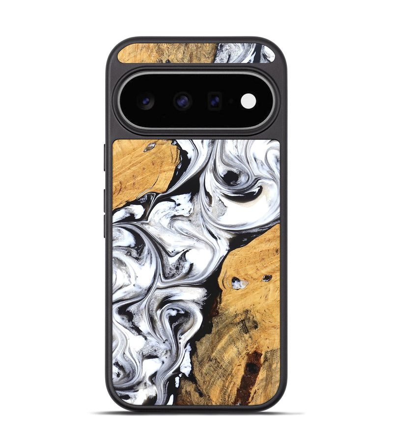 Pixel 11 Wood Phone Case - Deion (Black & White, 825981)