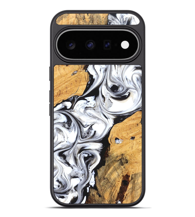 Pixel 11 Pro XL Wood Phone Case - Deion (Black & White, 825981)