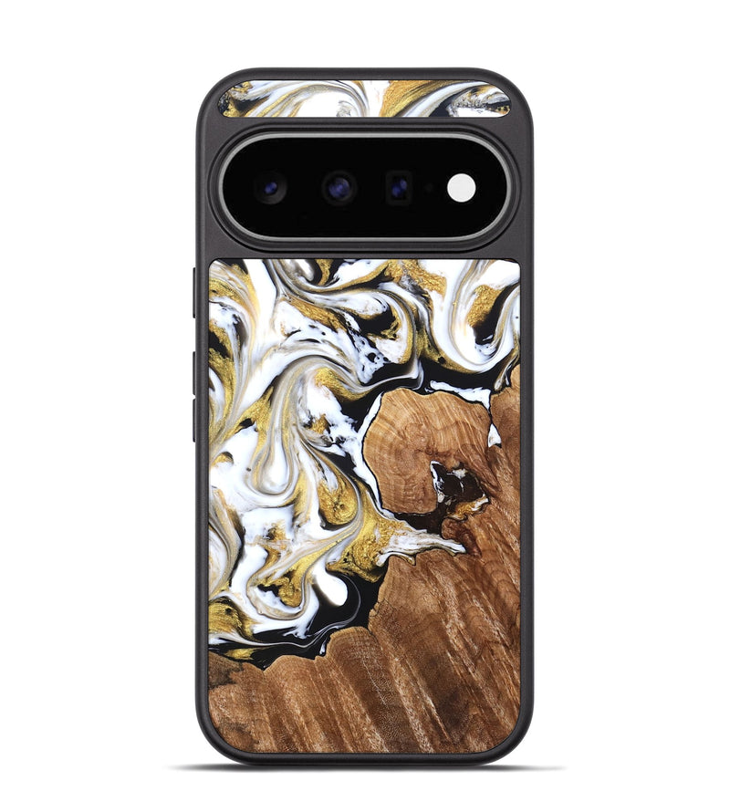 Pixel 11 Wood Phone Case - Keilani (Black & White, 825982)