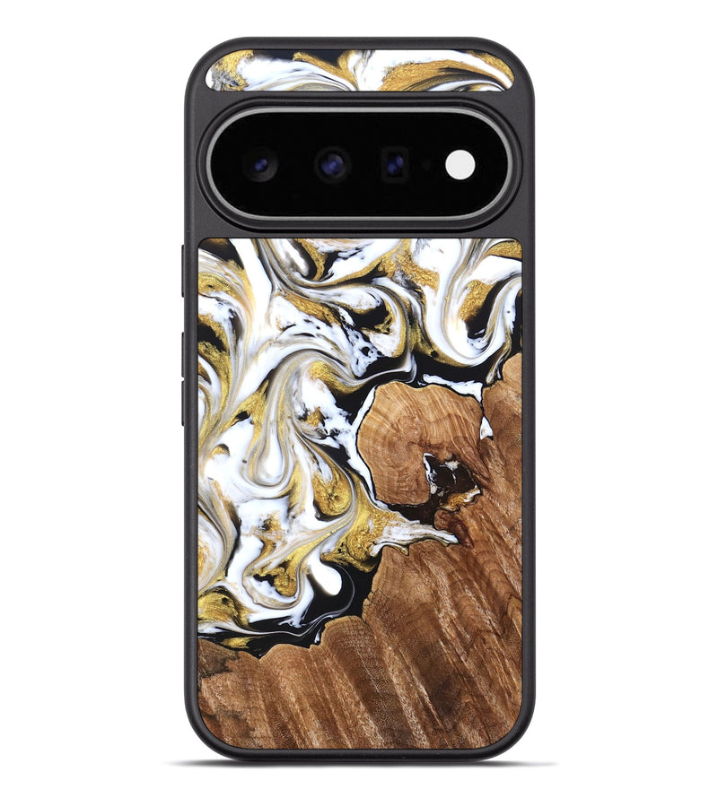 Pixel 11 Pro XL Wood Phone Case - Keilani (Black & White, 825982)