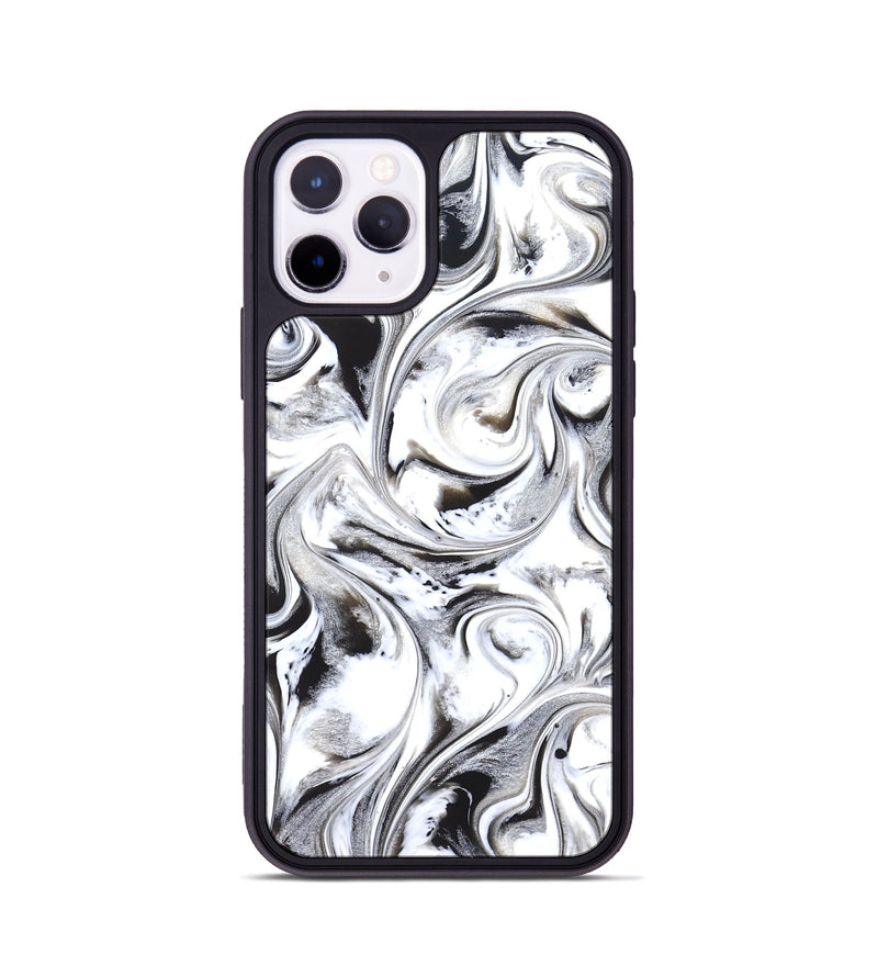 iPhone 11 Pro ResinArt Phone Case - Aila (Black & White, 825983)