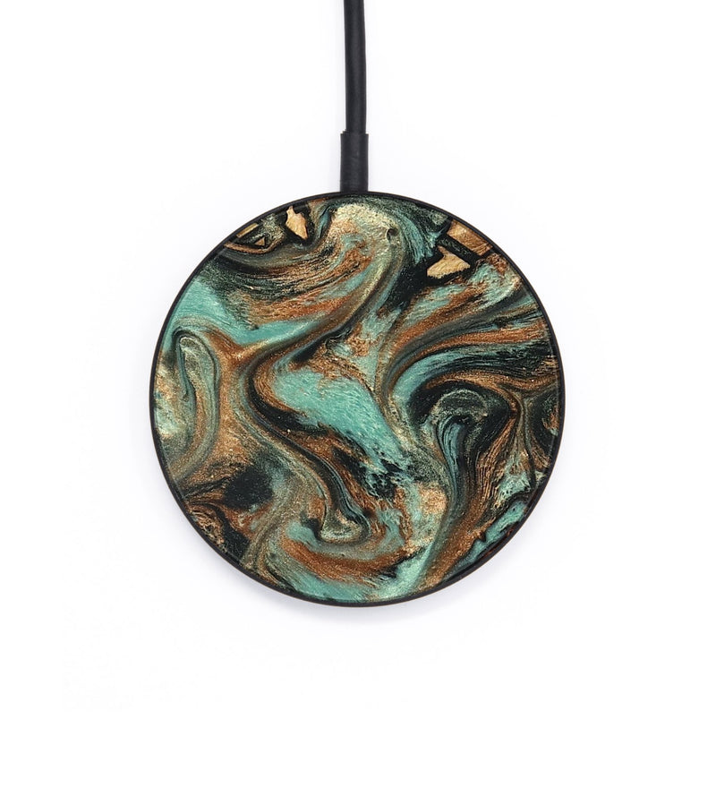 Circle Wood Wireless Charger - Felecia (Pattern, 825998)