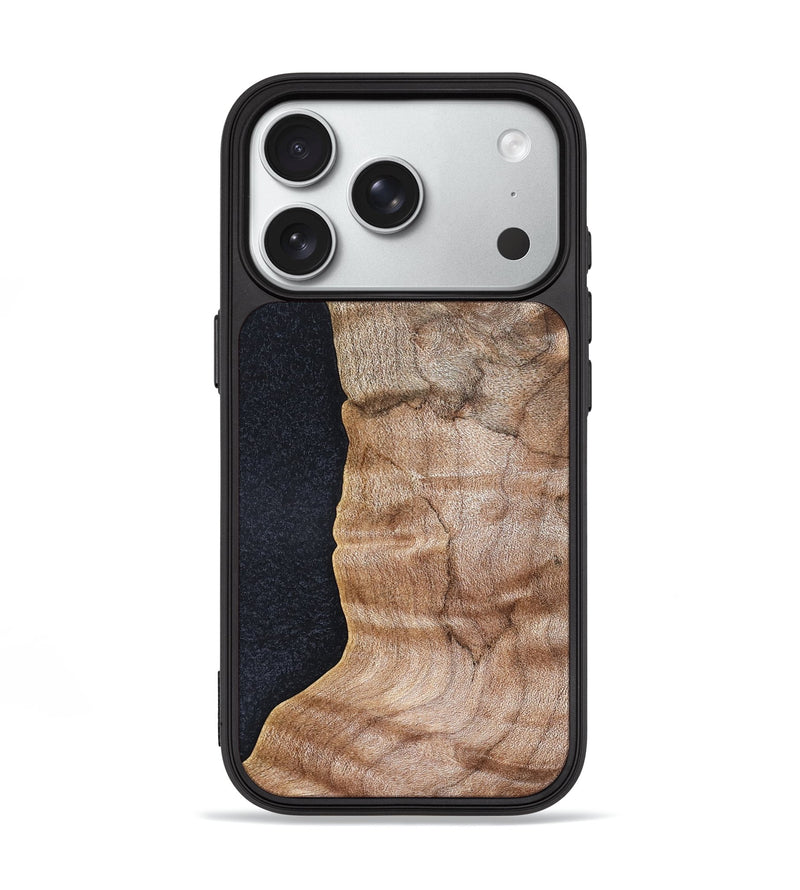 iPhone 18 Pro Wood Phone Case - Mazie (Wood Burl, 826011)