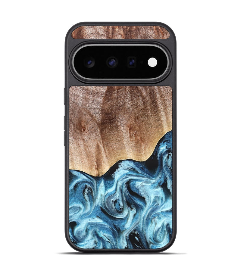 Pixel 11 Pro Wood Phone Case - Elliott (Blue, 826057)