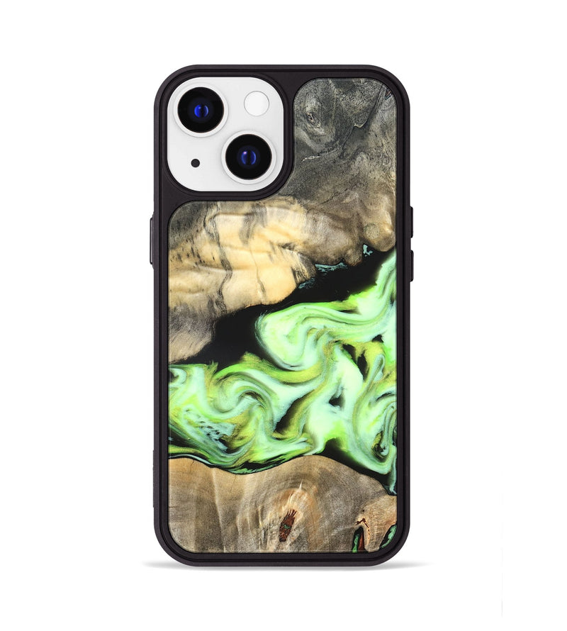 iPhone 13 Wood Phone Case - Greta (Neon, 826086)