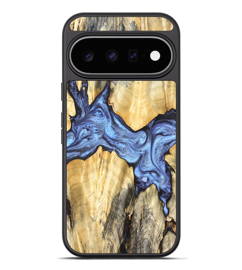 Pixel 11 Pro XL Wood Phone Case - Ransom (Blue, 826093)