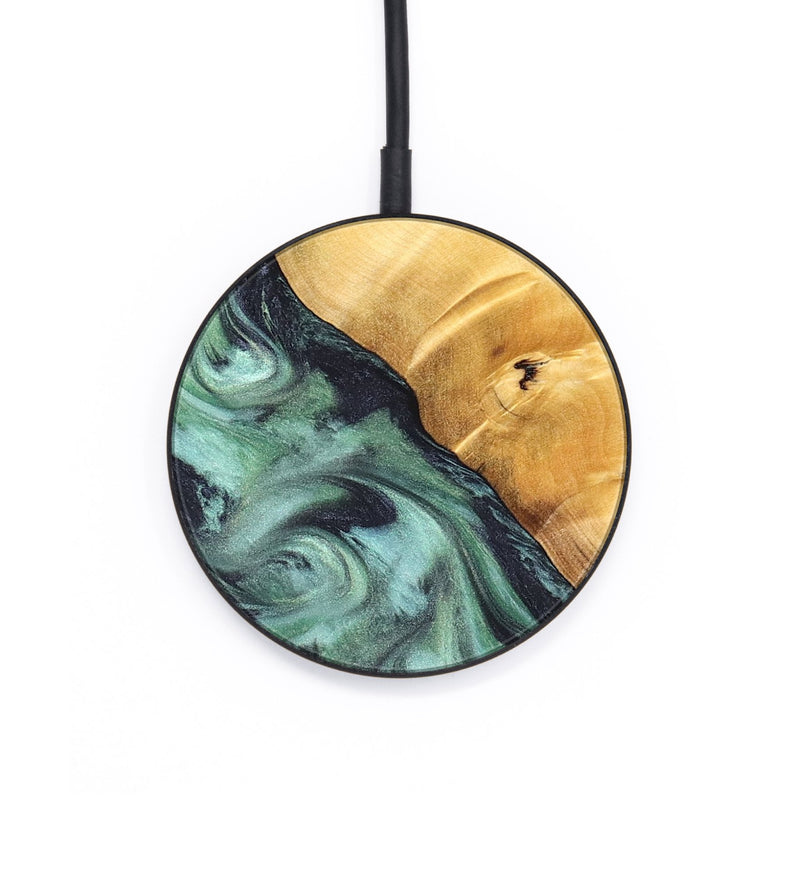 Circle Wood Wireless Charger - Tierra (Green, 826101)