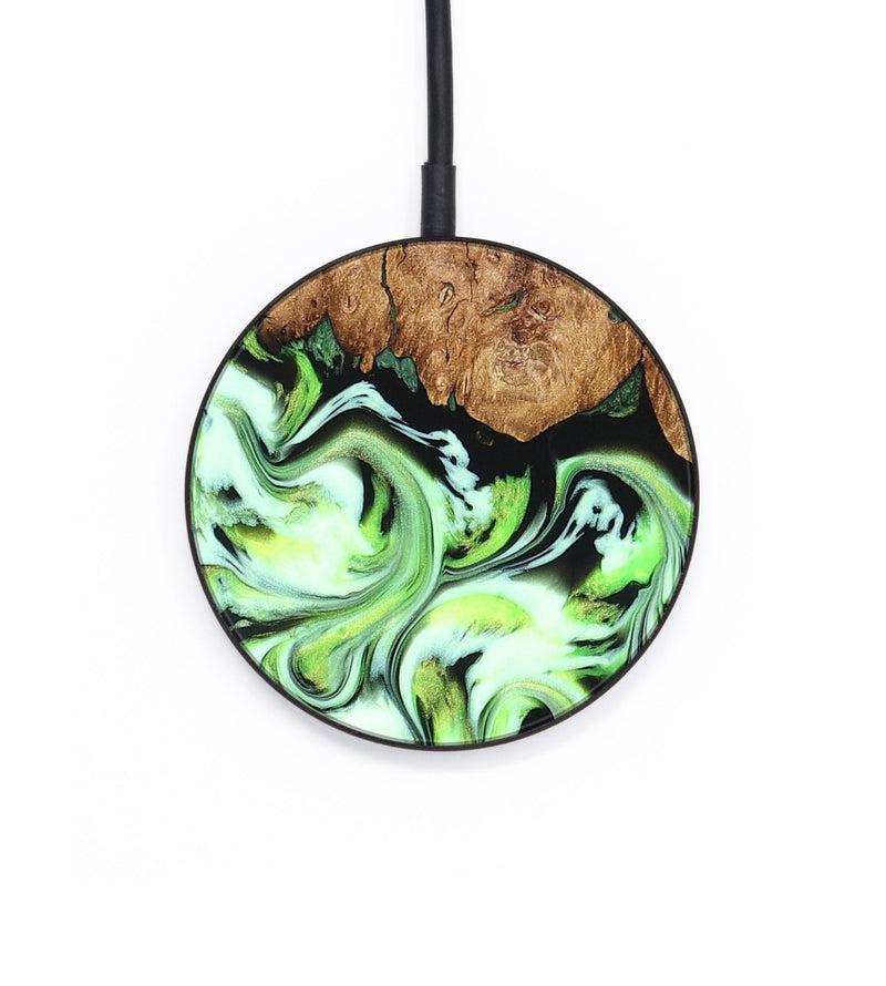 Circle Wood Wireless Charger - Kanisha (Green, 826111)