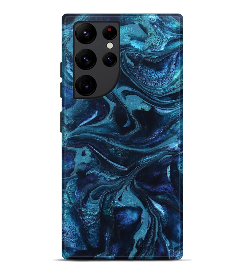 Galaxy S22 Ultra ResinArt Live Edge Phone Case - Laila (Blue, 826149)