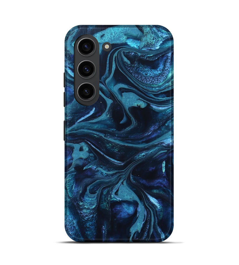 Galaxy S23 ResinArt Live Edge Phone Case - Laila (Blue, 826149)