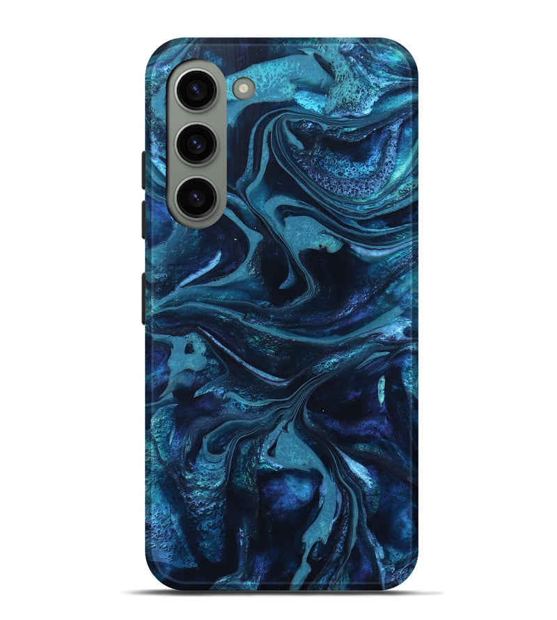 Galaxy S23 Plus ResinArt Live Edge Phone Case - Laila (Blue, 826149)