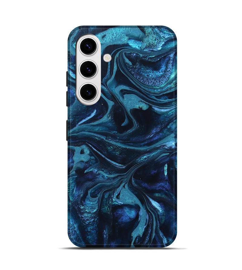 Galaxy S25 ResinArt Live Edge Phone Case - Laila (Blue, 826149)