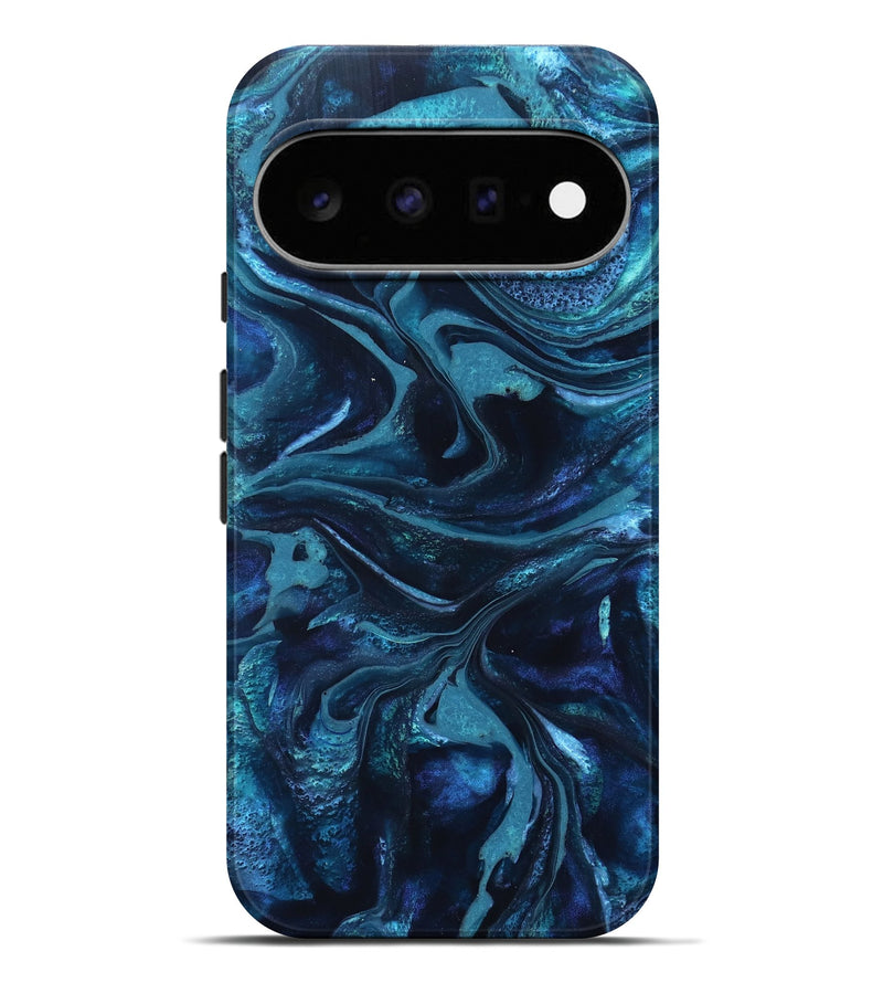 Pixel 11 Pro XL ResinArt Live Edge Phone Case - Laila (Blue, 826149)