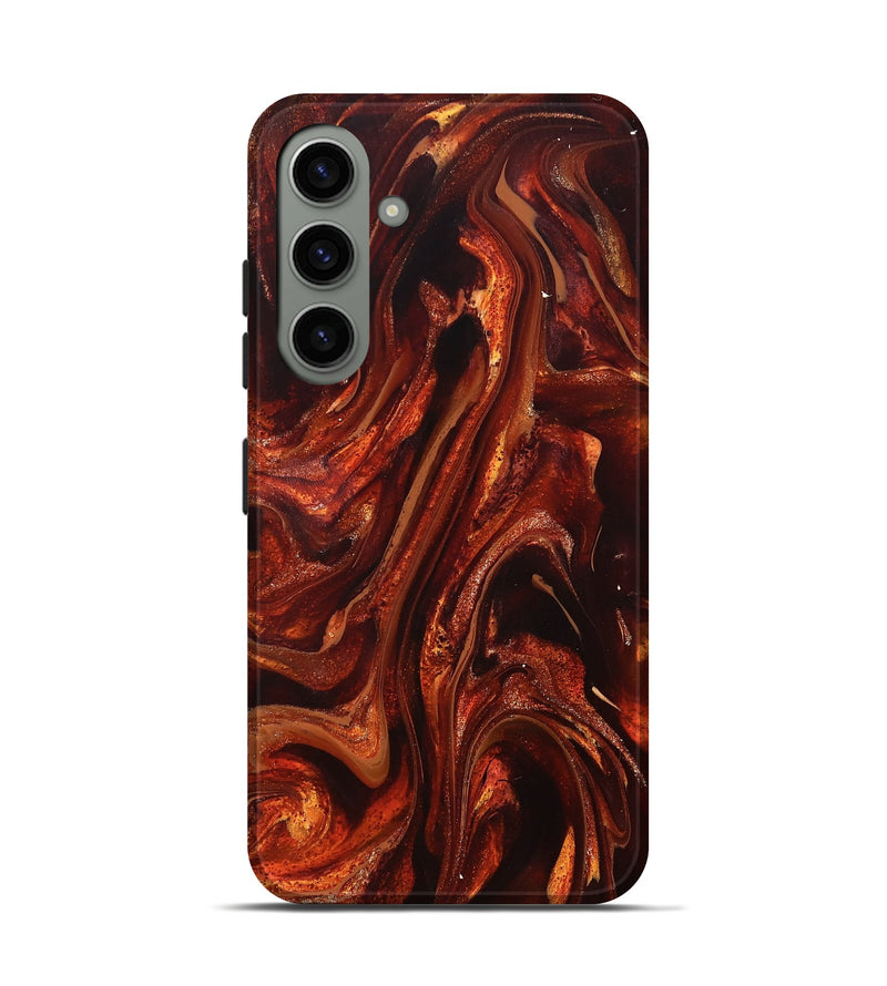 Galaxy S24 ResinArt Live Edge Phone Case - Leola (Red, 826151)