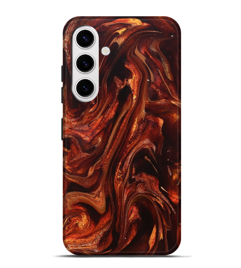 Galaxy S25 Plus ResinArt Live Edge Phone Case - Leola (Red, 826151)