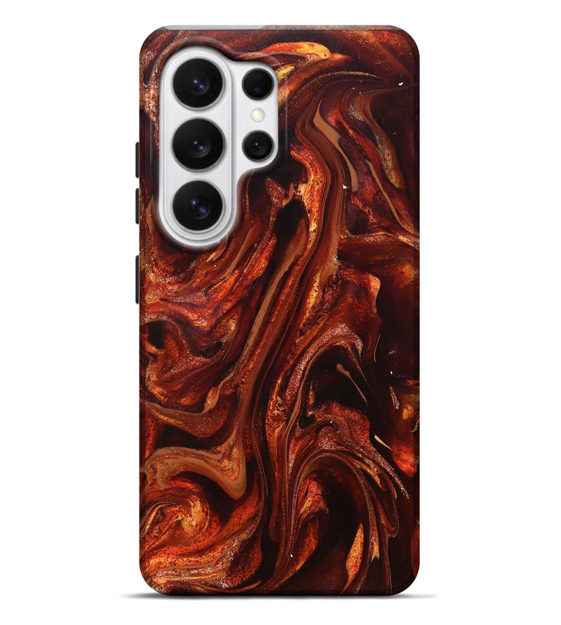 Galaxy S26 Ultra ResinArt Live Edge Phone Case - Leola (Red, 826151)