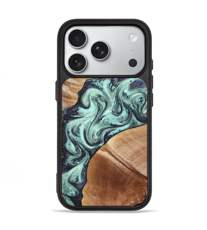 iPhone 18 Pro Wood Phone Case - Jalyn (Green, 826183)
