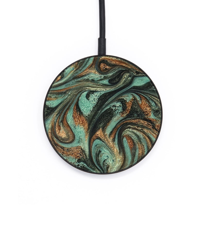 Circle ResinArt Wireless Charger - Robyn (Green, 826187)