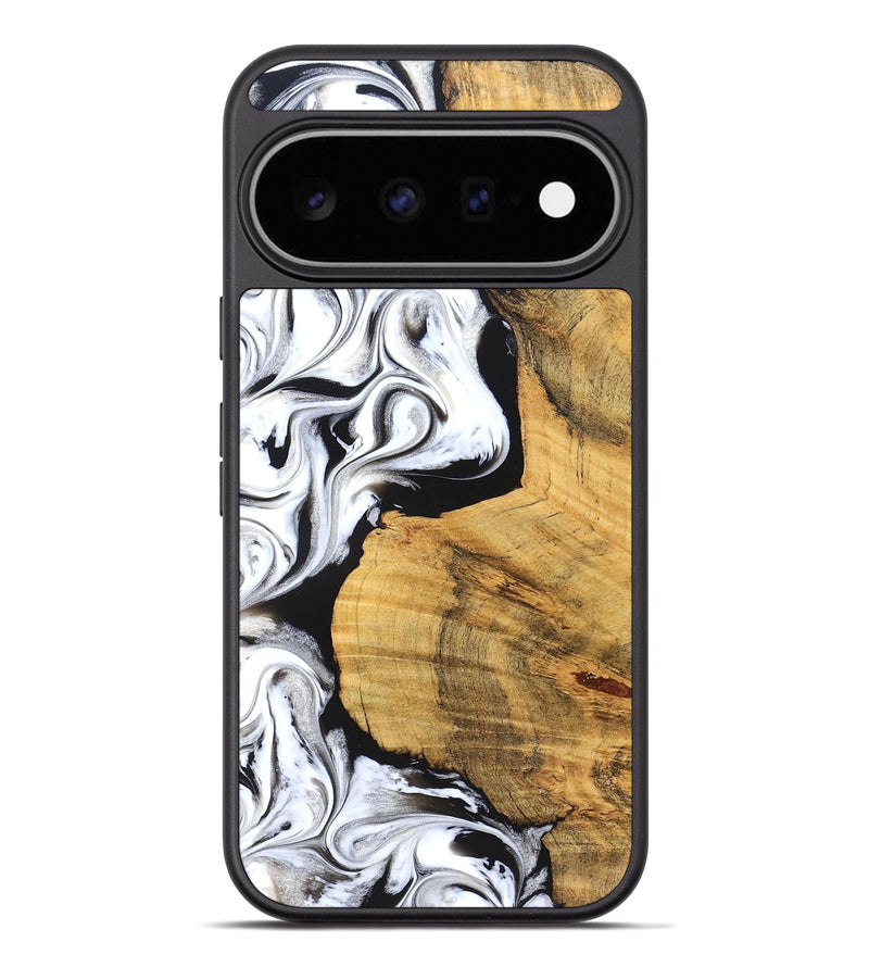 Pixel 11 Pro XL Wood Phone Case - Julisa (Black & White, 826204)