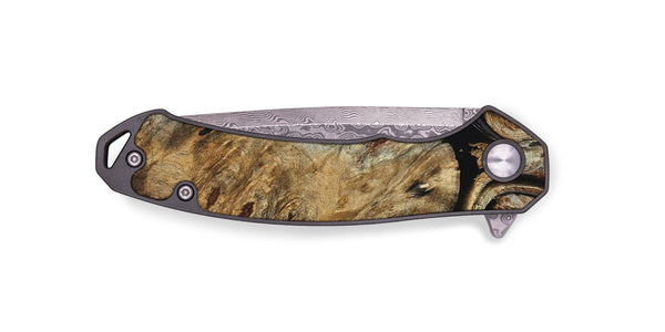 EDC Wood Pocket Knife - Bria (Black & White, 826205)