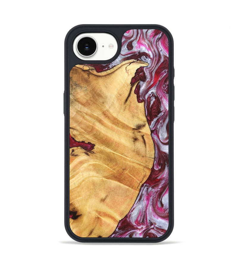iPhone 17e Wood Phone Case - Cicely (Red, 826207)