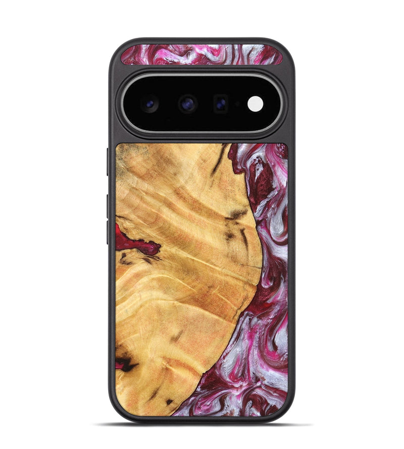 Pixel 11 Wood Phone Case - Cicely (Red, 826207)