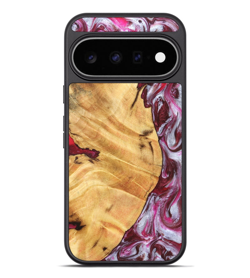 Pixel 11 Pro XL Wood Phone Case - Cicely (Red, 826207)