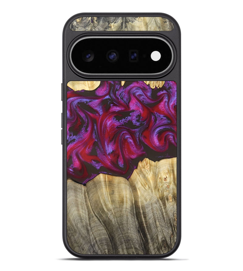 Pixel 11 Pro XL Wood Phone Case - Kelsi (Red, 826208)