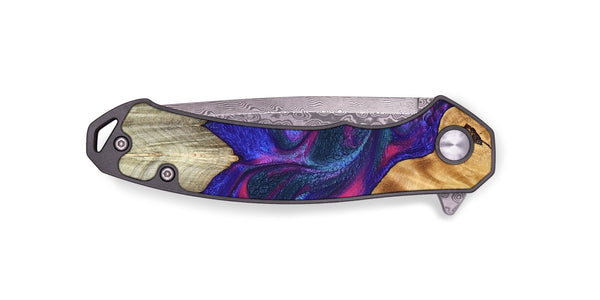 EDC Wood Pocket Knife - Meaghan (Purple, 826210)