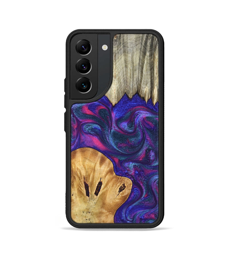 Galaxy S22 Wood Phone Case - Meaghan (Purple, 826210)